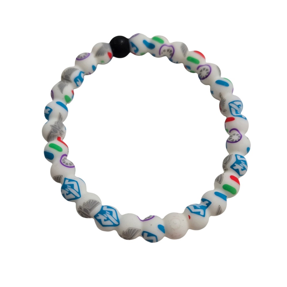 Lokai Unisex Buzz Lightyear Disney Pixar Toy Story Silicone Bracelet White XS